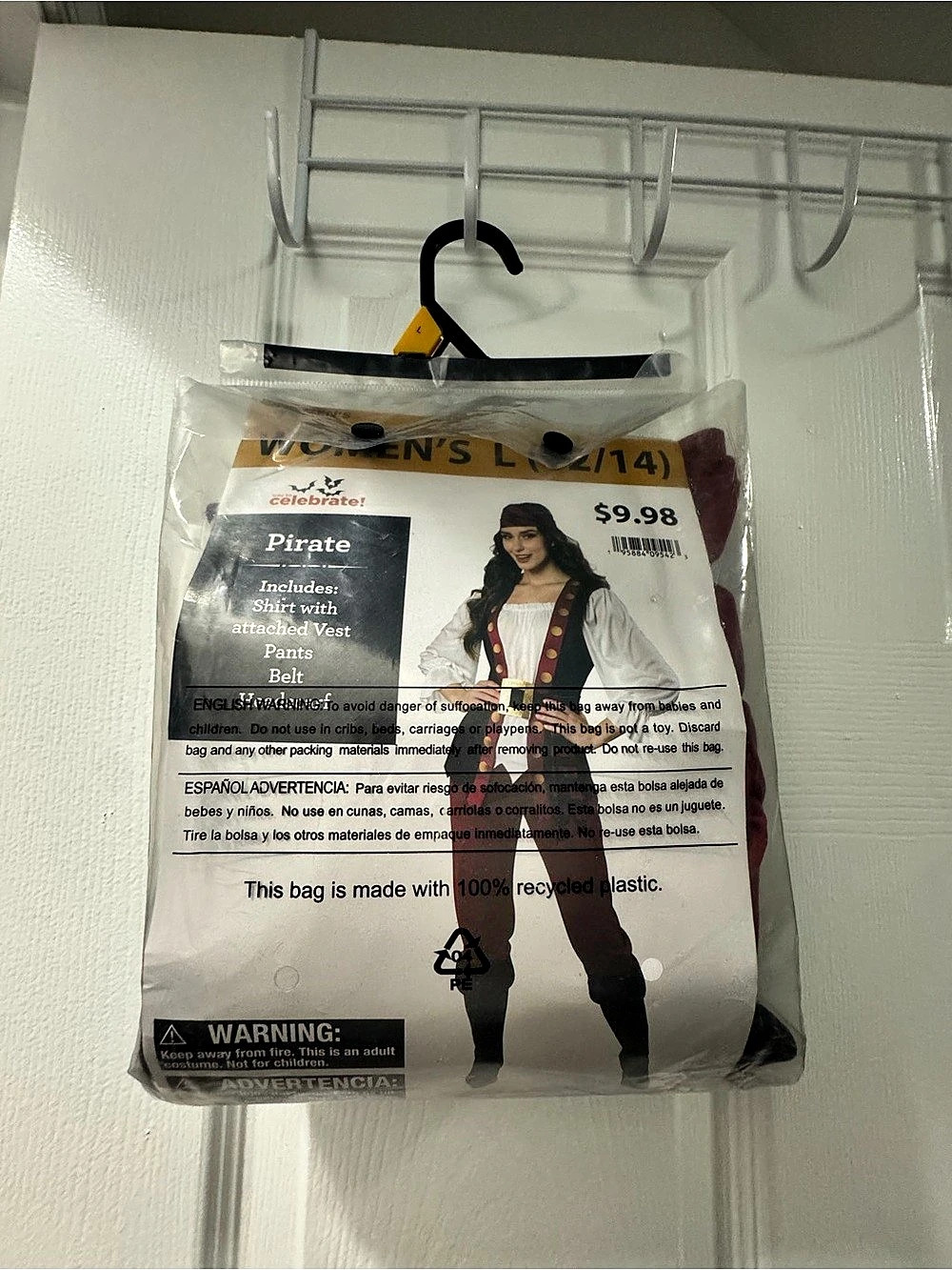 Pirate costume Women’s Large NWT